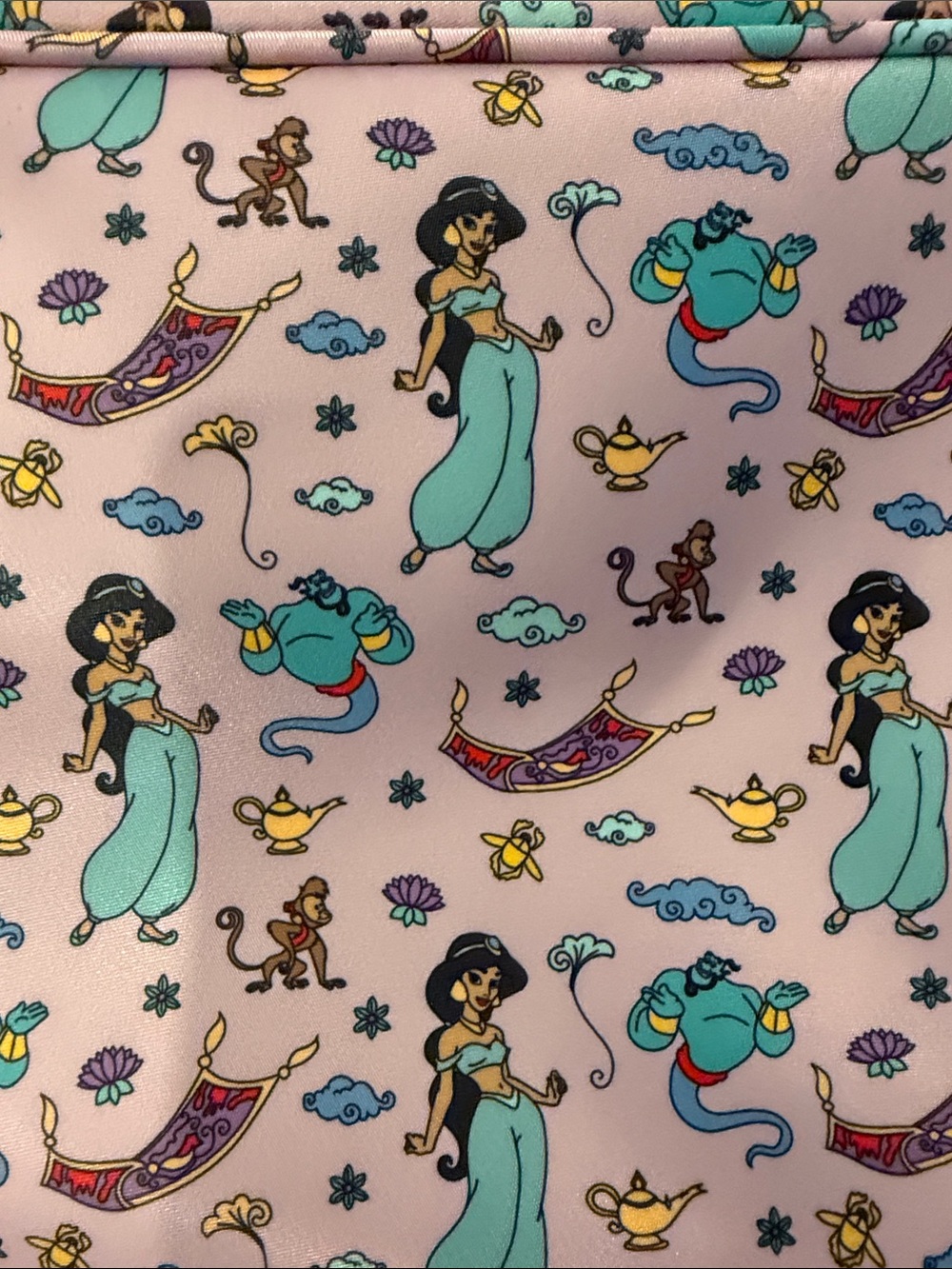Jasmine Print Cosmetic Bag - Stoney Clover - Picture 4 of 6